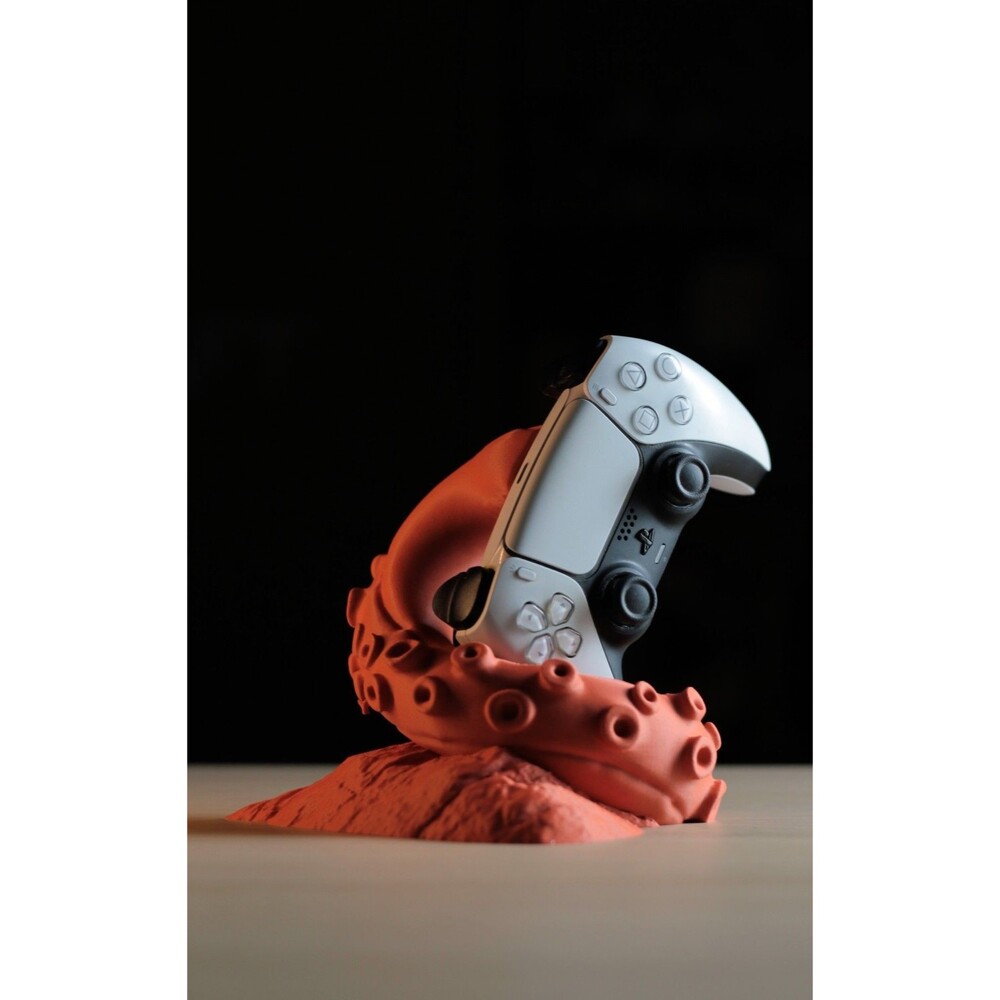 Kraken’s Grip – PS5 Controller Stand | Octopus Tentacle Display Holder 3D print